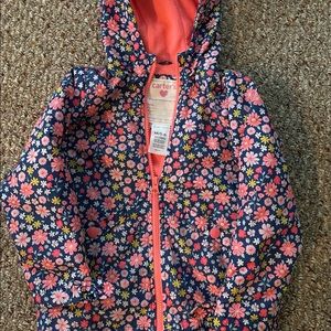 Girls fleece lined jacket